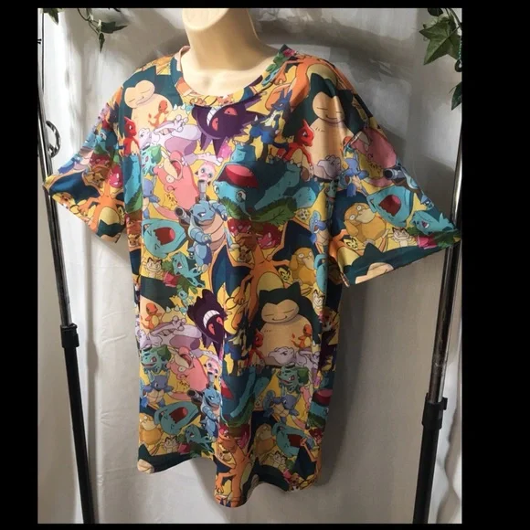 *Pokemon* Men’s Size XL (unisex) tee in light pastels. EBgames Nintendo - Picture 9 of 9